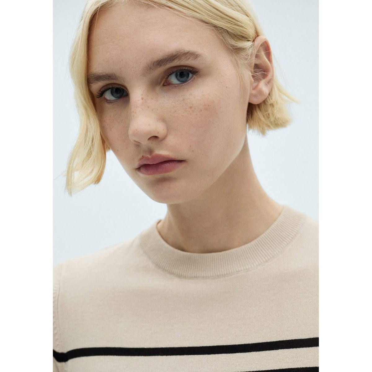 Pull-Over Maille Fine Manches Courtes