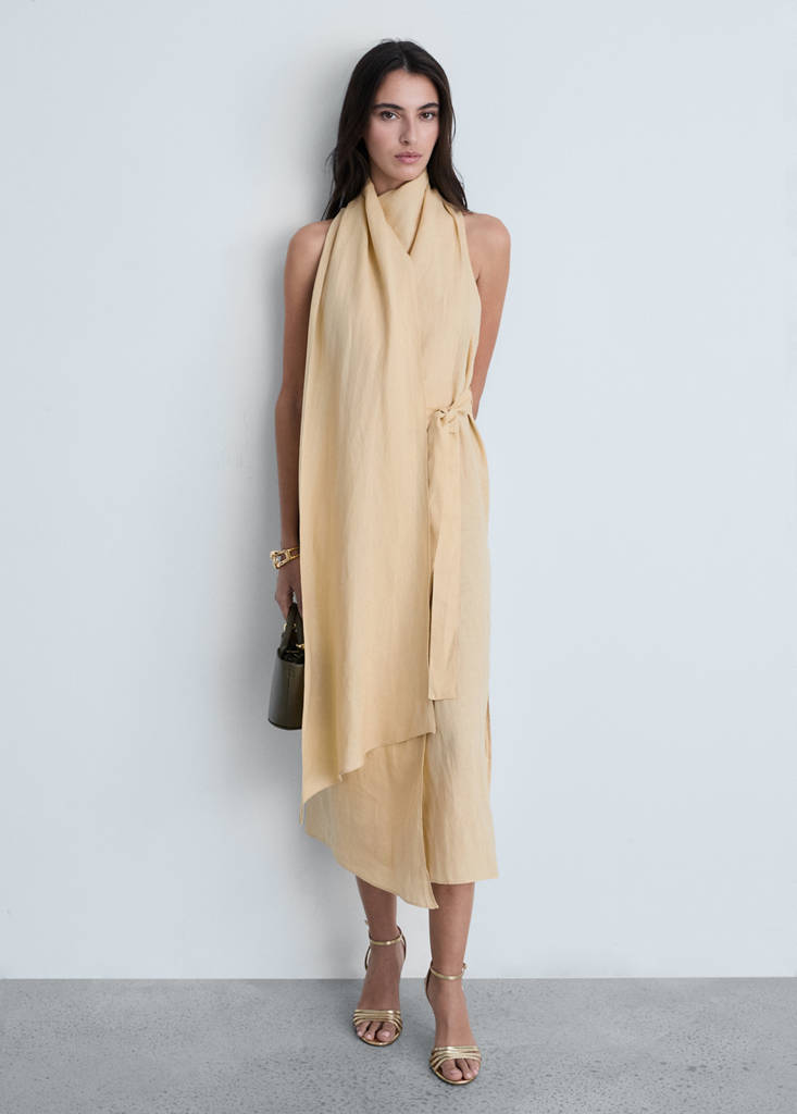Robe Lin Ceinture