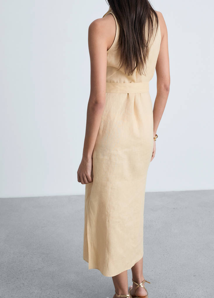 Robe Lin Ceinture
