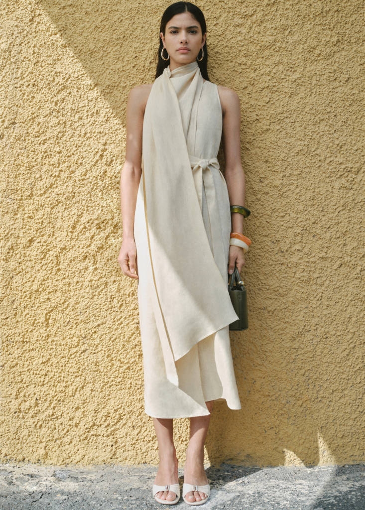 Robe Lin Ceinture