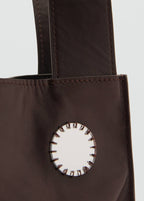 Sac En Cuir À Double Anse Et Miroirs