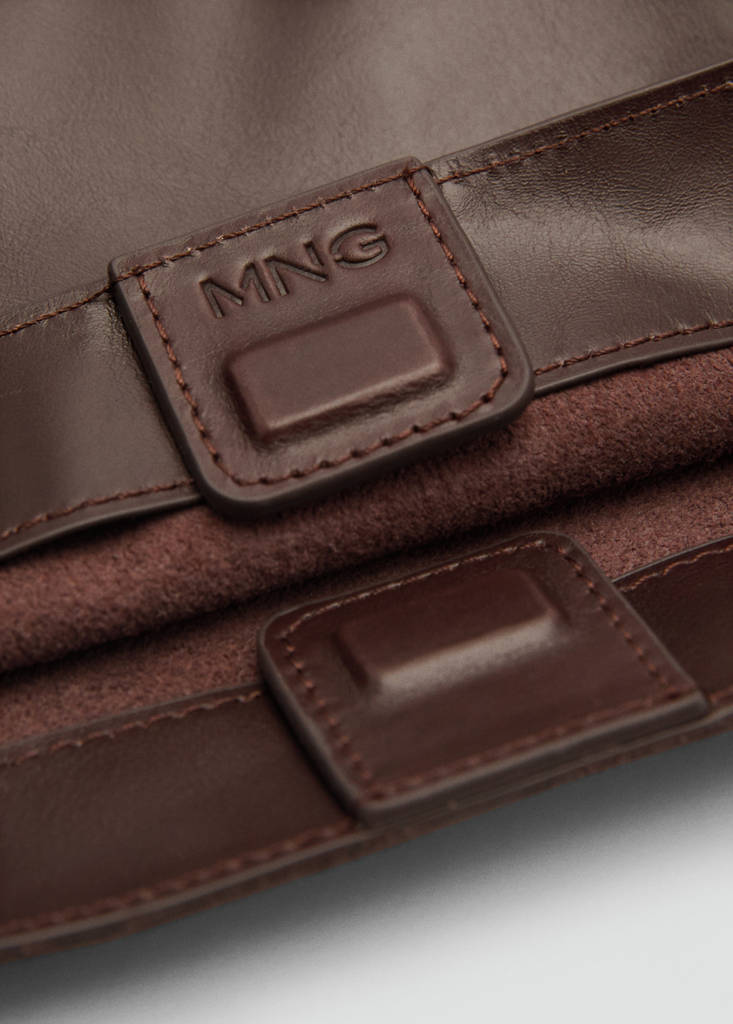 Sac En Cuir À Double Anse Et Miroirs