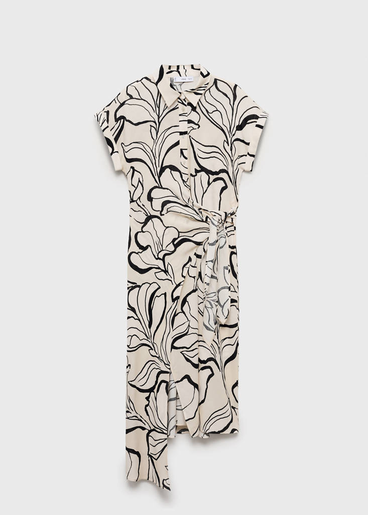 Robe Imprimée Détail Ns_x0001_Ud