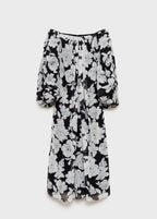 Robe Bustier À Fleurs