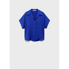 Camisa Satinada Manga Corta