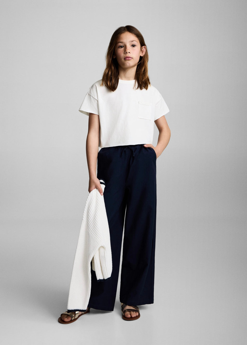 Camiseta Edge Blanco Roto - Niña