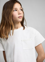 Camiseta Edge Blanco Roto - Niña