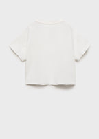 Camiseta Edge Blanco Roto - Niña