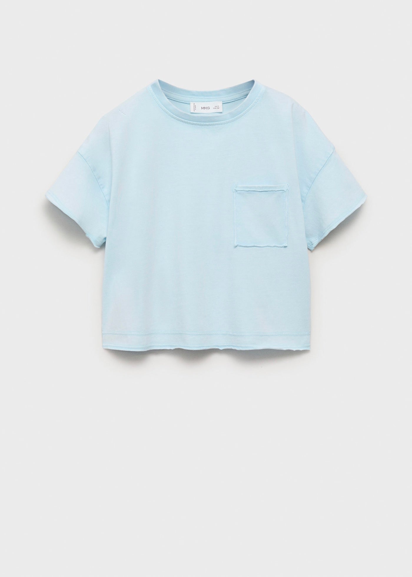 T-Shirt Edge Bleu Ciel - Fille