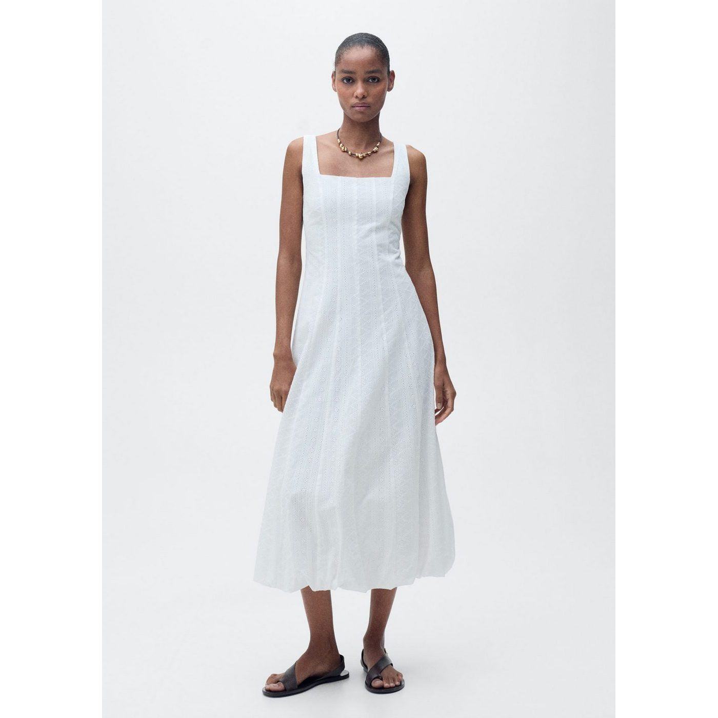 Robe Pleats - Blanc