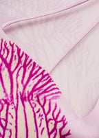 Robe Satinée Foulard À Imprimé Fleuri