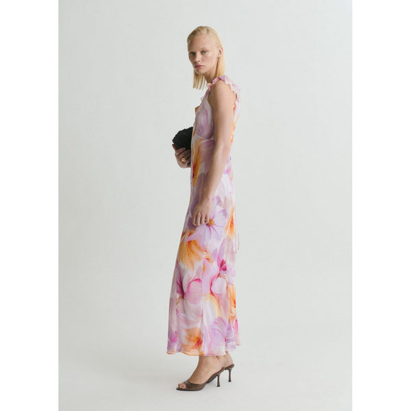 Robe À Fleurs Détail Volants