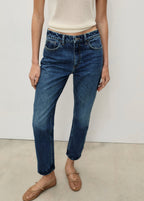 High-Waisted Mom2000 Jeans - Dark Blue