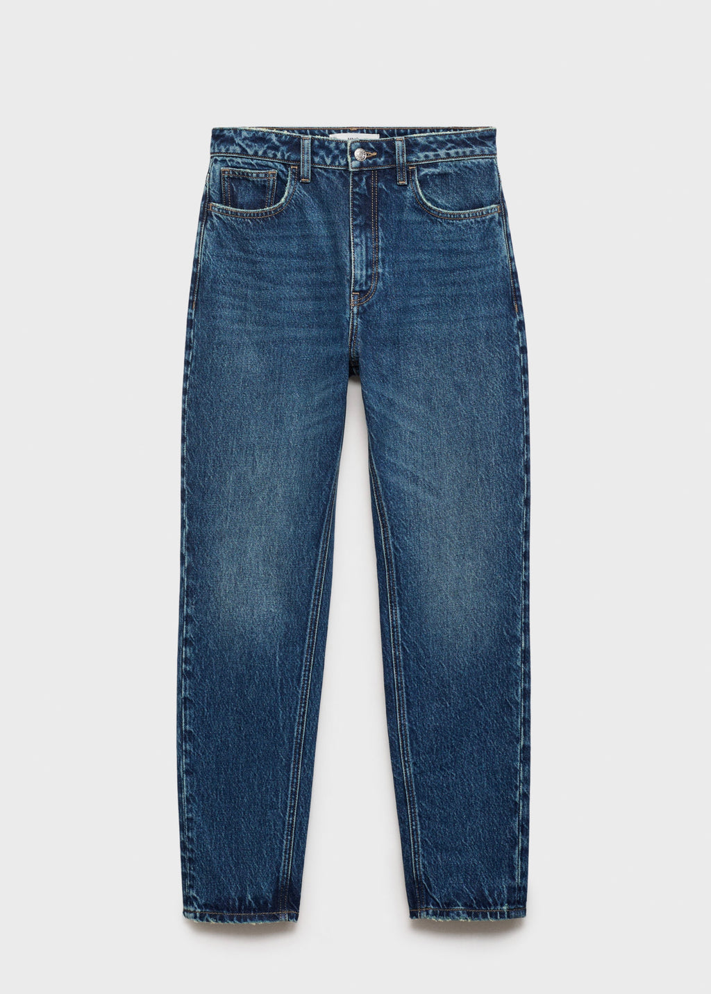 High-Waisted Mom2000 Jeans - Dark Blue