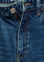 High-Waisted Mom2000 Jeans - Dark Blue