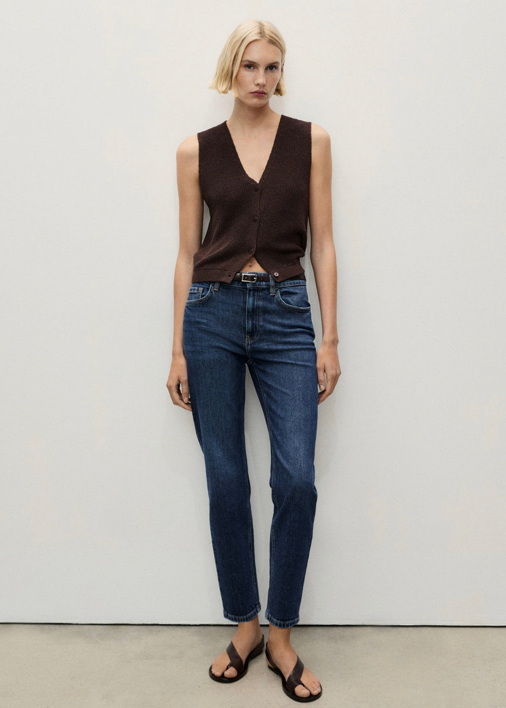 Newmom Comfort High Waist Jeans - Dark Blue