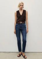 Newmom Comfort High Waist Jeans - Dark Blue