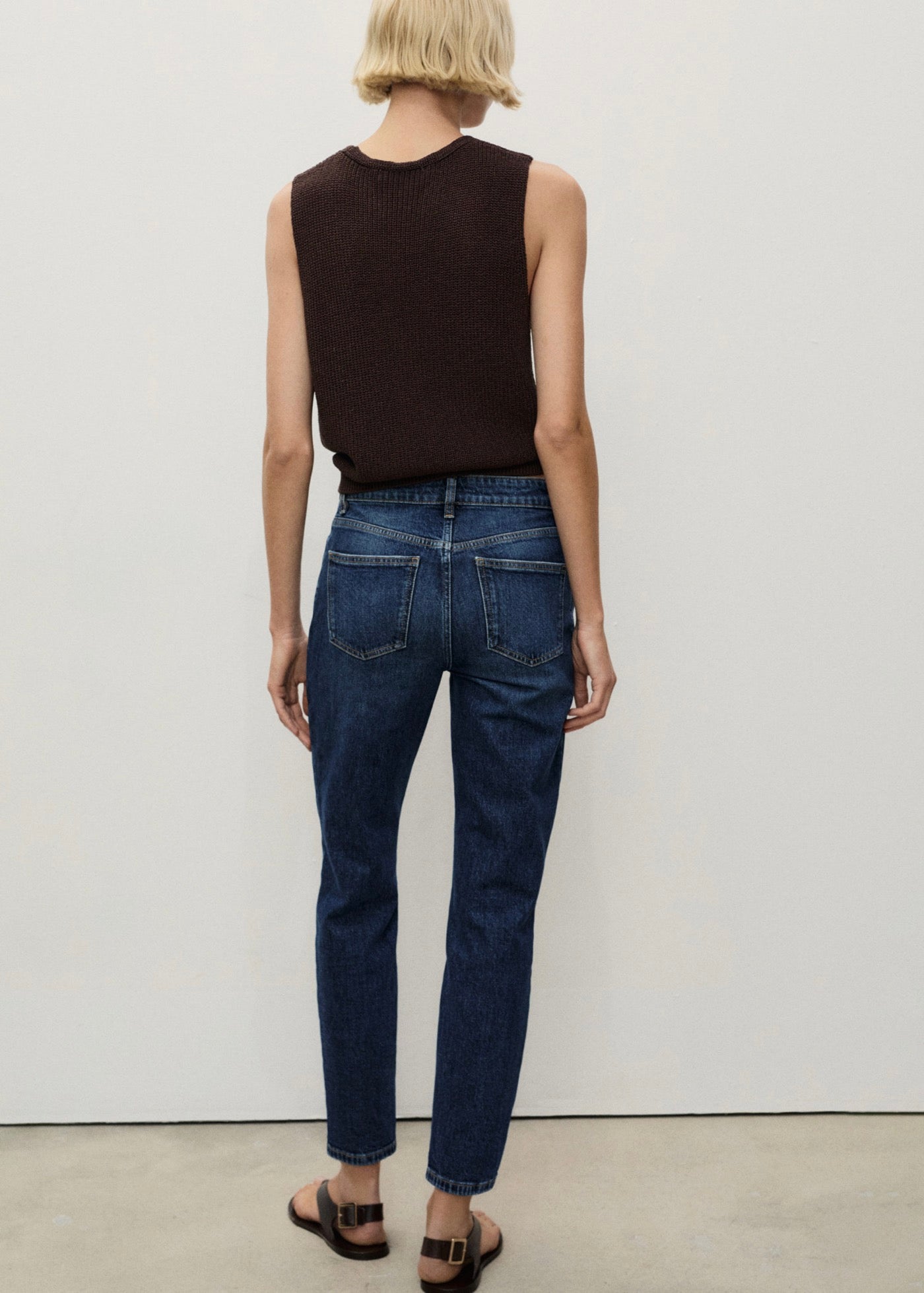 Newmom Comfort High Waist Jeans - Dark Blue