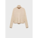 Pull-Over À Col Roulé - Ecru