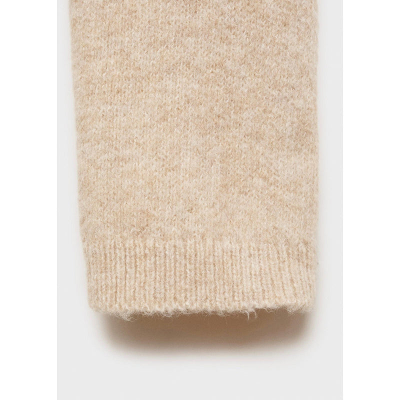 Pull-Over À Col Roulé - Ecru