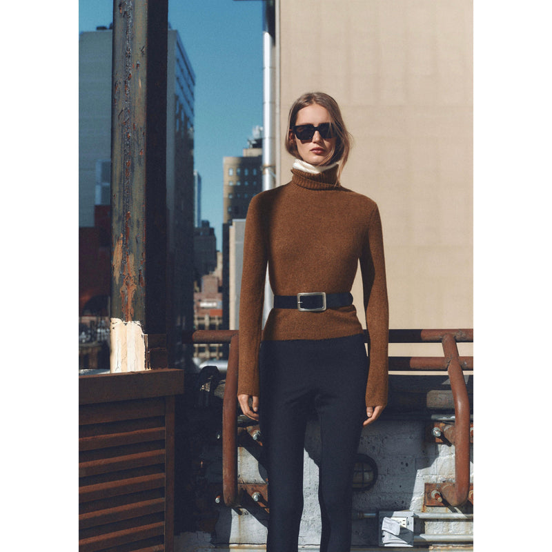 Pull-Over À Col Roulé - Chocolate