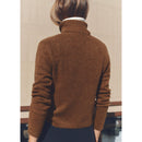 Pull-Over À Col Roulé - Chocolate