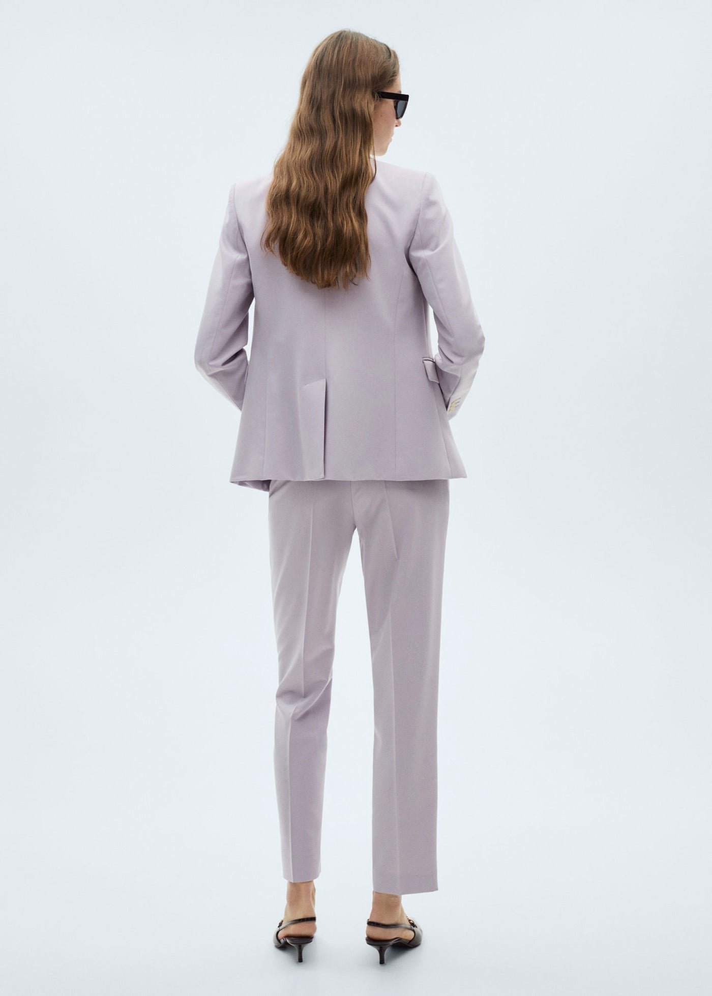 Blazer Costume Cintré - Light/Pastel Purple