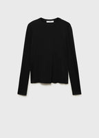 T-Shirt Ajusté Manches Longues