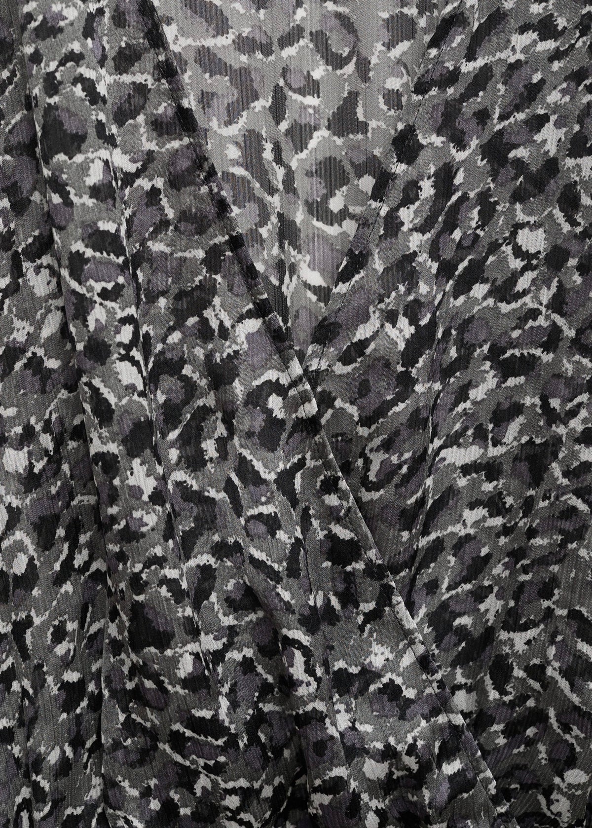 Ruffled Animal-Print Dress