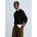 Straight Pleated Trousers - Khaki
