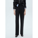 Pantalon Droit Pinces - Black