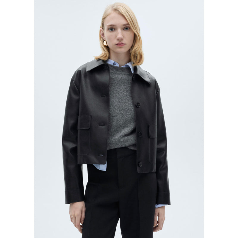 Pantalon Droit Pinces - Black