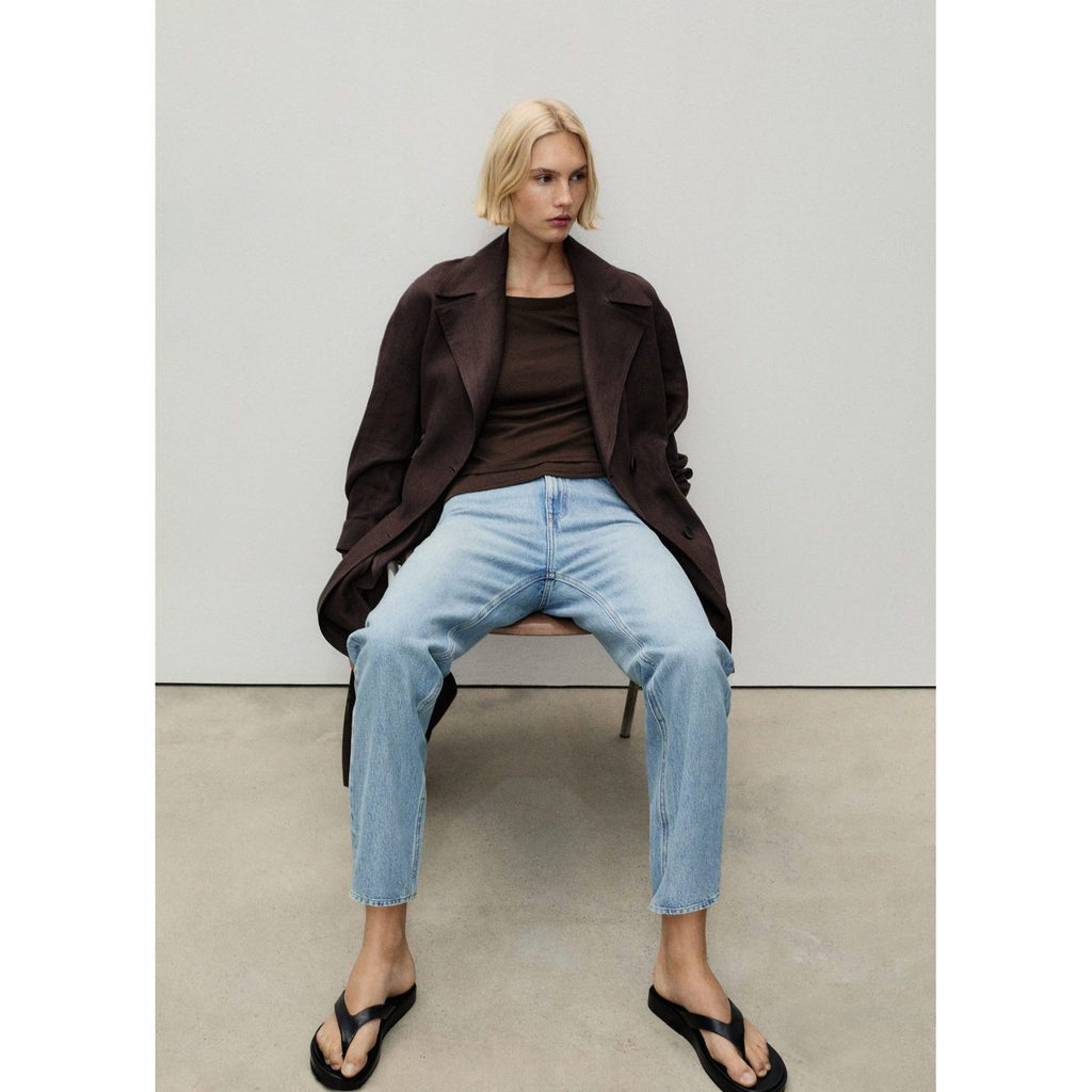 Jean Mom - Bleu Moyen