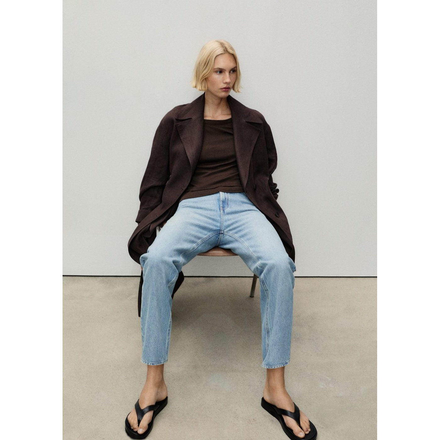 Jean Mom - Bleu Moyen