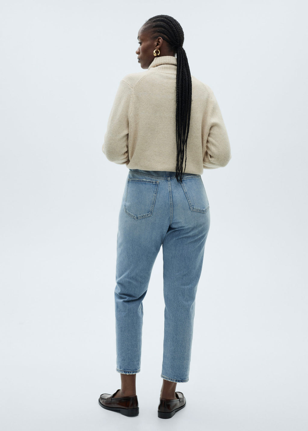 Jean Mom2000 Mom Taille Haute - Medium Blue