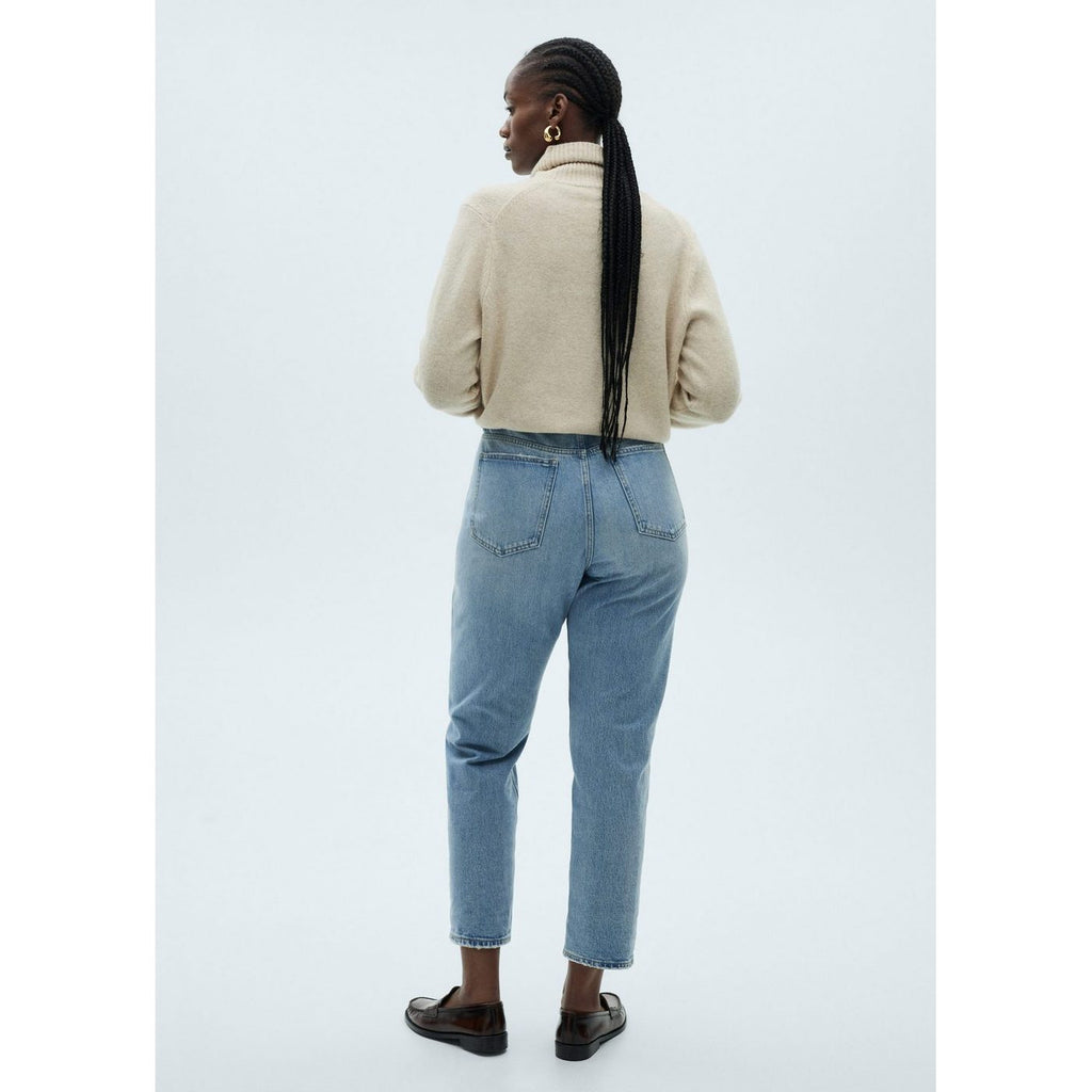Jean Mom - Bleu Moyen