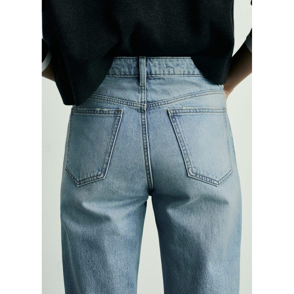 Jean Mom - Bleu Moyen