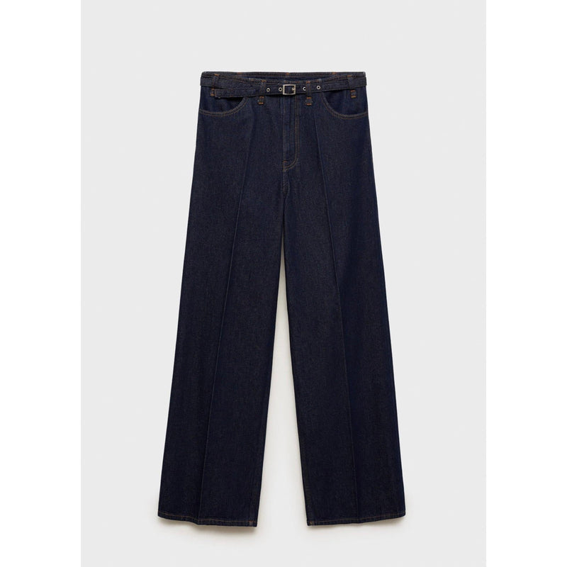 Cinturón lavado Jean Wideleg Rinse - Azul abierto