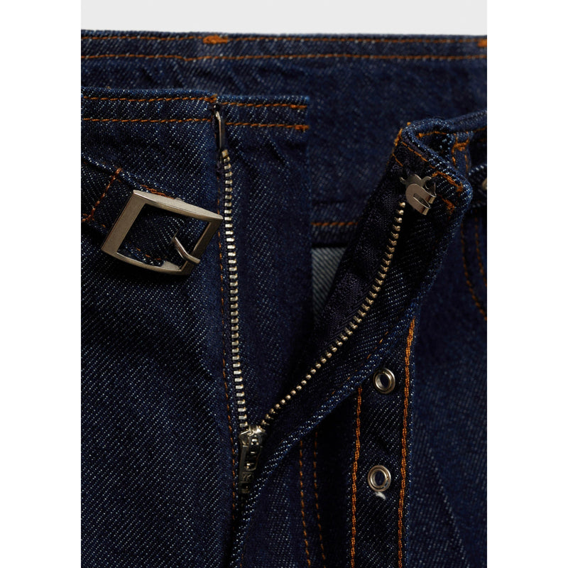 Cinturón lavado Jean Wideleg Rinse - Azul abierto