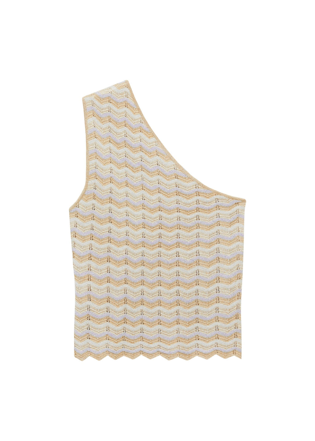 Top Asymétrique Lurex