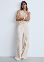 Top Asymétrique Lurex