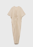 Robe Lurex Col Froncé