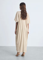 Robe Lurex Col Froncé