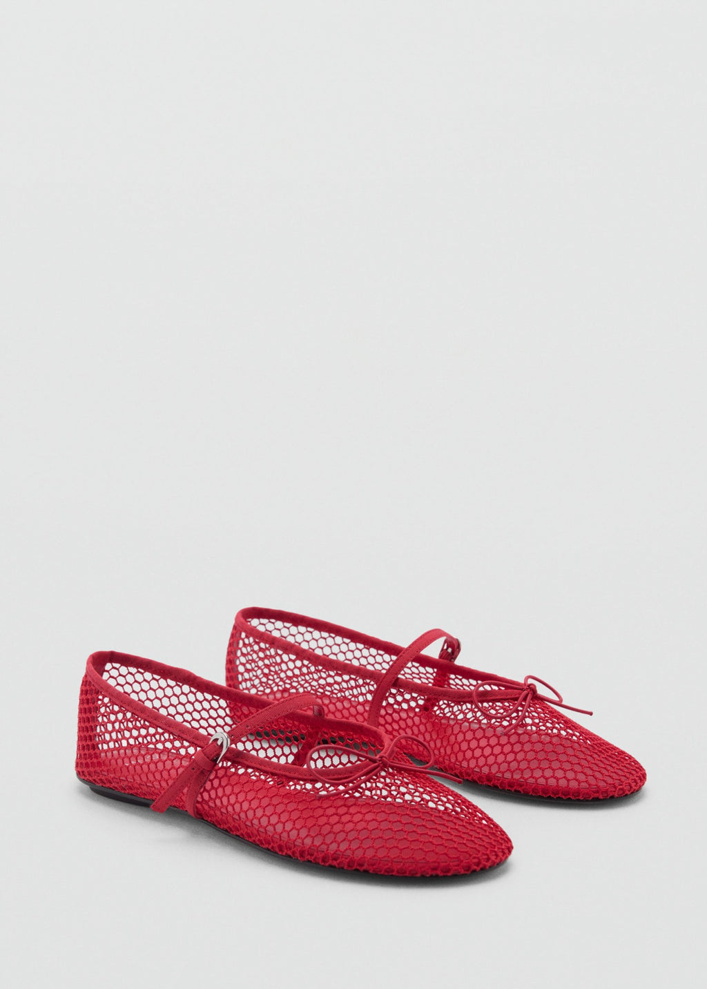 Ballerines Maille Filet Boucle