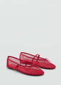 Ballerines Maille Filet Boucle