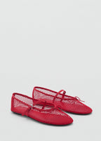 Ballerines Maille Filet Boucle