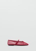 Ballerines Maille Filet Boucle