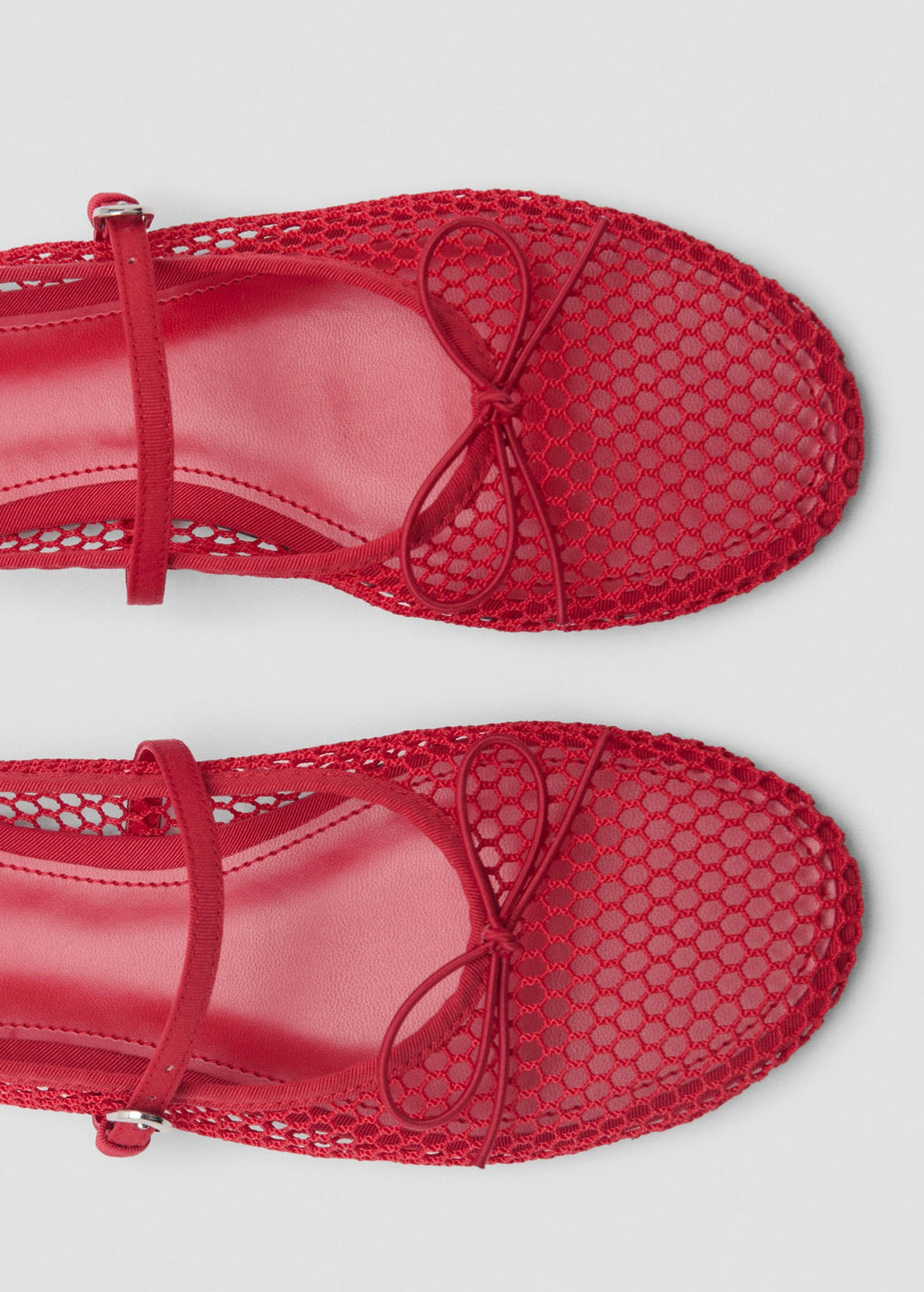 Ballerines Maille Filet Boucle