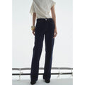Vaqueros Rectos de Talle Alto Rinse Wash - Open Blue