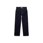 Vaqueros Rectos de Talle Alto Rinse Wash - Open Blue
